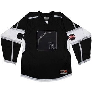 Metallica 'Black Album' Deluxe Hockey Jersey (BLACK/GREY/WHITE)